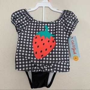 2 piece toddler swimsuit NWT